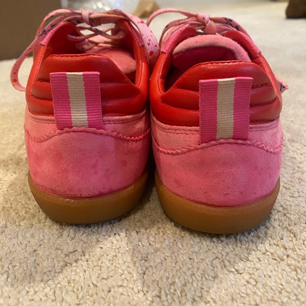 Pink and Red Women's Sneakers - Picture 4 of 7